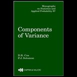 Components of Variance