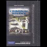 Criminal Justice Interactive Student Access Code Card