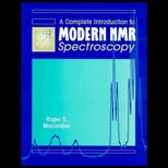 Complete Introduction to Modern NMR Spectroscopy