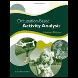 Occupation   Based Activity Analysis