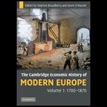 Cambridge Economic History of Modern Europe 2 Volumes