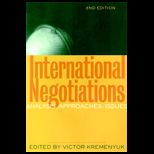 International Negotiation  Analysis, Approaches, Issues