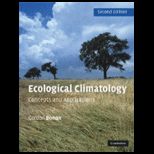 Ecological Climatology  Concepts and Applications