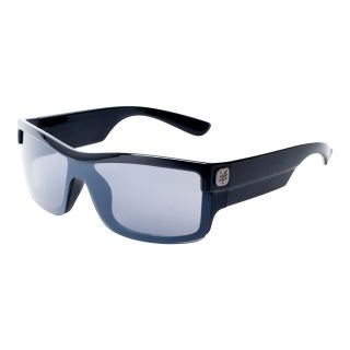 Zoo York Semi Rimless Sport Wrap Sunglasses, Black, Mens