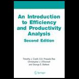 Introduction to Efficiency and Productivity Analysis