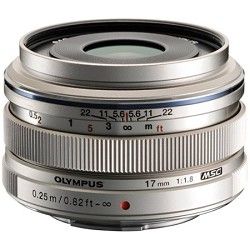 Olympus M.Zuiko 17mm f1.8 Lens (Silver)   V311050SU000