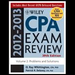 Wiley CPA Examination Review, Problems and Solutions (Volume 2)