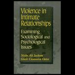Violence in Intimate Relationships