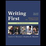 Writing First with Readings and Writing Guide Software / With CD ROM