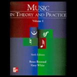 Music in Theory and Practice, Volume 1 Kit