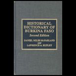 Historical Dictionary of Burkina Faso