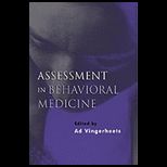 Assessment in Behavioral Medicine