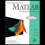 Student Edition of MATLAB Version 5 for the Macintosh / With CD