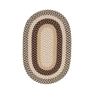 Plymouth Reversible Braided Indoor/Outdoor Oval Rugs, Natural