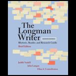 Longman Writer Rhetoric, Reader, and Research Guide, Brief With Access