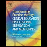Transforming Practice through Clinical Education, Professional Supervision and Mentoring