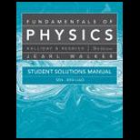 Fundamentals of Physics   Student Solutions Manual