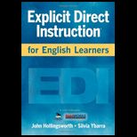 Explicit Direct Inst. for English Learners