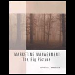 Marketing Management  The Big Picture (Custom)
