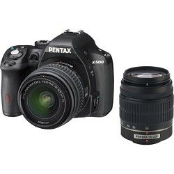 Pentax K 500 Digital SLR Camera with 18 55mm f/3.5 5.6 and 50 200mm f/4 5.6 Lens
