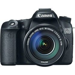 Canon EOS 70D 20.2 MP CMOS Digital SLR Camera and EF S 18 135mm F3.5 5.6 IS STM