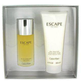 Escape for Men by Calvin Klein, Gift Set   3.4 oz Eau De Toilette Spray + 6.7 oz