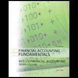 Financial Accounting Fundamentals   Text Only (Custom)