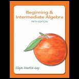 Beginning and Intermediate Algebra   With Access