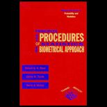Principles and Procedures of Statistics  A Biometrical Approach