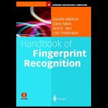 Handbook of Fingerprint Recognition   With CD