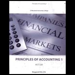 Principles of Accounting 1 Acct220 (Custom)