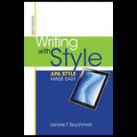 Writing With Style  APA Style Made Easy