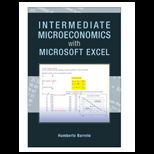 Intermediate Microeconomics with Microsoft Excel