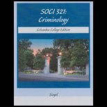 SOCI 321 Criminology (Custom)