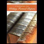 Handbook Writing Formal Papers (Custom)