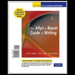 Allyn and Bacon Guide to Writing (Looseleaf)