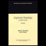 Algebraic Topology  A First Course