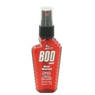 Bod Man Most Wanted for Men by Parfums De Coeur Fragarnce Body Spray 1.8 oz