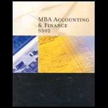 MBA Accounting Finance 5502 (Custom)