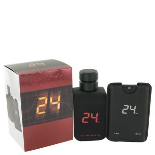 24 Go Dark The Fragrance Jack Bauer for Men by Scentstory EDT Spray + .8 oz Mini