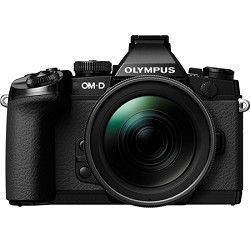 Olympus OM D E M1 Compact System Camera with 12 40mm Lens   Black