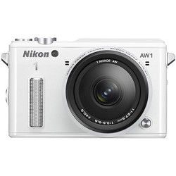 Nikon 1 AW1 14.2MP Waterproof Shockproof Digital Camera w/ AW 11 27.5mm   White