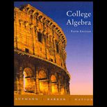 College Algebra   With Student Study Guide
