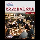 Foundations of Restaurant Management and Culinary Arts  Level 1