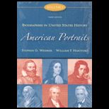 American Portraits  Biographies in United States History   Volume I