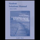 Introductory Statistics Stud. Solution Manual