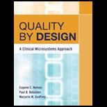 Quality by Design  Clinical Microsystems Approach