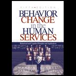 Behavior Change in Human Services