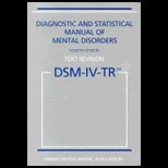 Diagnostic and Statistical Manual of Mental Disorders DSM IV TR, Text Revision