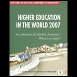 Higher Education in the World 2007